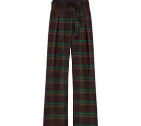 King Louie King Louie - ava pants vera check - porto red King Louie King Louie - ava pants vera check - porto red