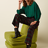 King Louie King Louie - ava pants vera check - porto red King Louie King Louie - ava pants vera check - porto red