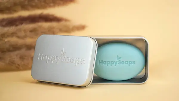 HappySoaps Happysoaps - accessoire - body bar blik travel HappySoaps Happysoaps - accessoire - body bar blik travel