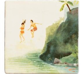 Storytiles Storytiles - tegel medium - dare to jump (13x13 cm) Storytiles Storytiles - tegel medium - dare to jump (13x13 cm)