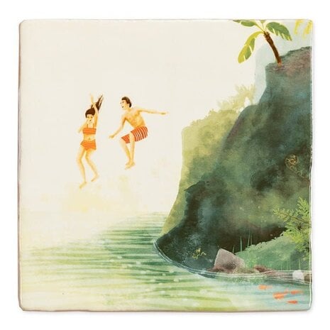 Storytiles Storytiles - tegel medium - dare to jump (13x13 cm) Storytiles Storytiles - tegel medium - dare to jump (13x13 cm)