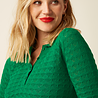 King Louie King Louie - polo top avel knit - meadow green King Louie King Louie - polo top avel knit - meadow green