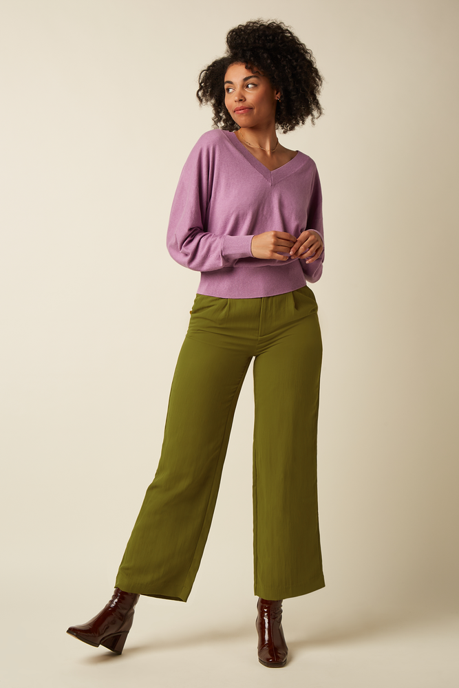 King Louie King Louie - lynn pants carter - mustard green King Louie King Louie - lynn pants carter - mustard green