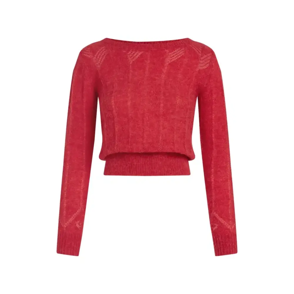 King Louie King Louie - lia top hiver knit - fiery red