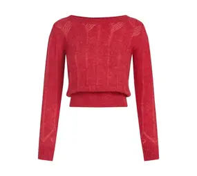 King Louie King Louie - lia top hiver knit - fiery red