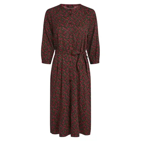 King Louie King Louie - cybil dress juniper - grape red King Louie King Louie - cybil dress juniper - grape red