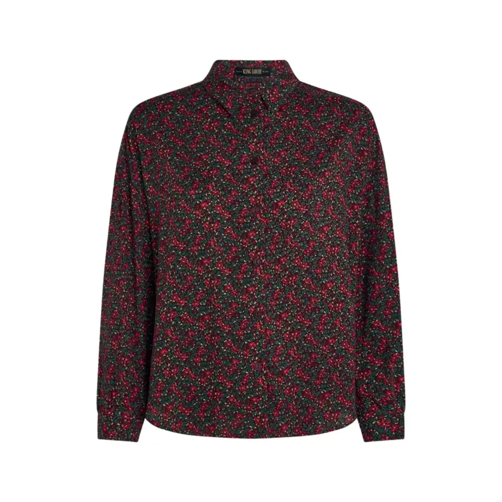 King Louie King Louie - fee blouse juniper - grape red King Louie King Louie - fee blouse juniper - grape red