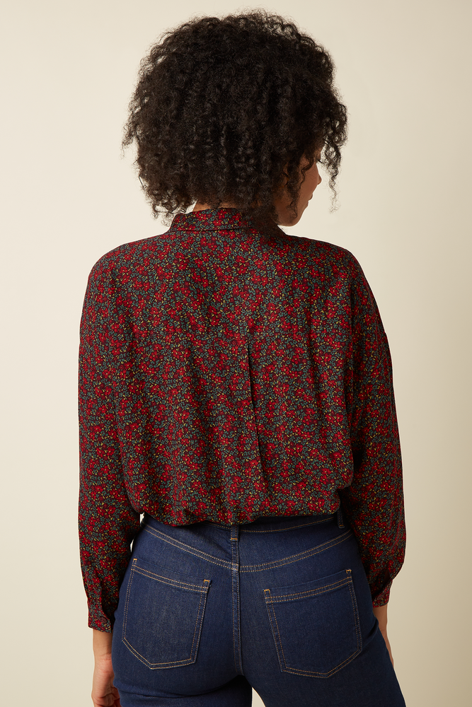 King Louie King Louie - fee blouse juniper - grape red King Louie King Louie - fee blouse juniper - grape red