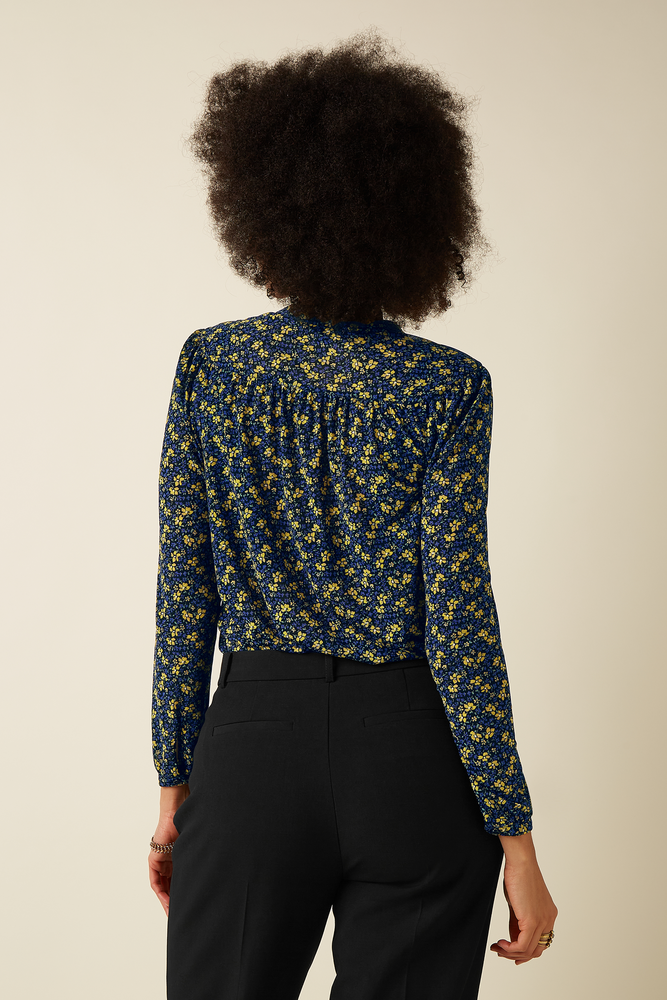 King Louie King Louie - lisa blouse juniper mesh - black King Louie King Louie - lisa blouse juniper mesh - black