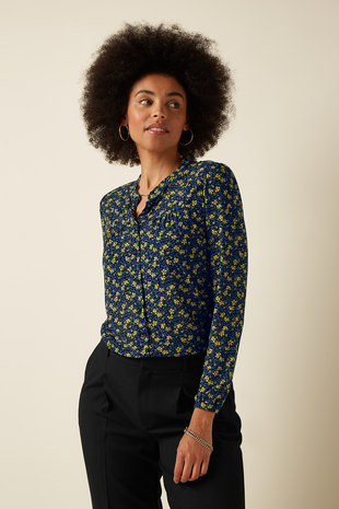King Louie King Louie - lisa blouse juniper mesh - black King Louie King Louie - lisa blouse juniper mesh - black