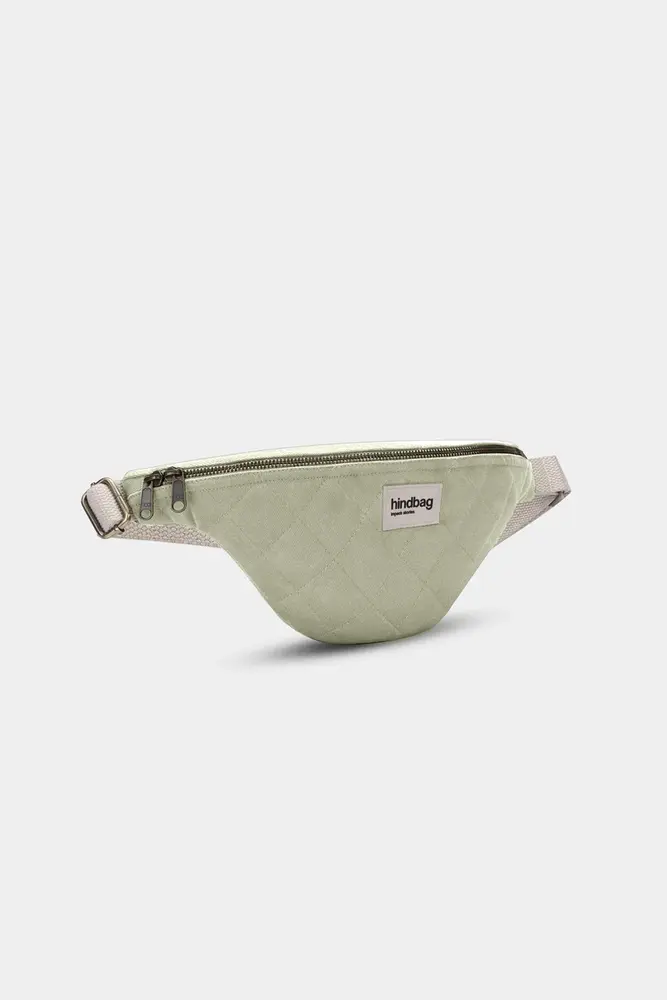 Hindbag Hindbag - olivia quilted fanny pack - green clay Hindbag Hindbag - olivia quilted fanny pack - green clay