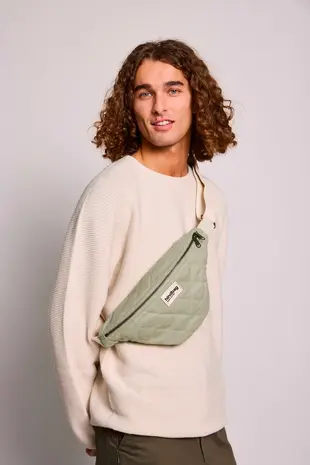 Hindbag Hindbag - olivia quilted fanny pack - green clay Hindbag Hindbag - olivia quilted fanny pack - green clay