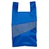 Susan Bijl - the new shopping bag large - blue & dark patrol Susan Bijl - the new shopping bag large - blue & dark patrol