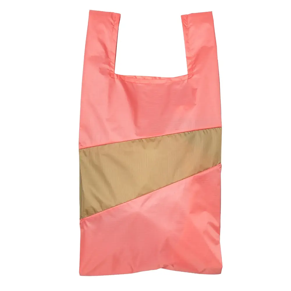 Susan Bijl Susan Bijl - the new shopping bag large - coral & moss Susan Bijl Susan Bijl - the new shopping bag large - coral & moss