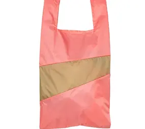 Susan Bijl Susan Bijl - the new shopping bag large - coral & moss Susan Bijl Susan Bijl - the new shopping bag large - coral & moss