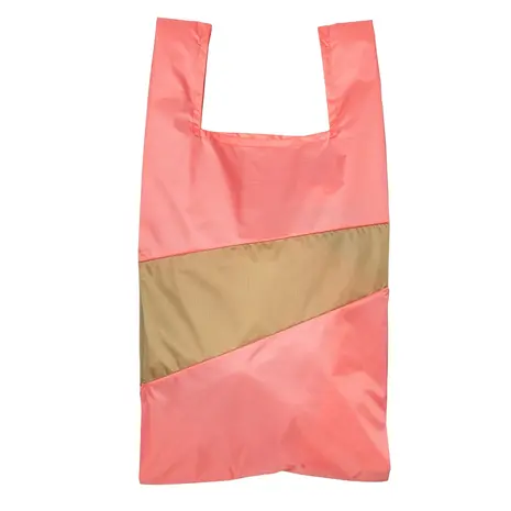 Susan Bijl Susan Bijl - the new shopping bag large - coral & moss Susan Bijl Susan Bijl - the new shopping bag large - coral & moss