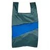 Susan Bijl Susan Bijl - the new shopping bag large - pine & blue Susan Bijl Susan Bijl - the new shopping bag large - pine & blue