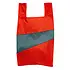 Susan Bijl - the new shopping bag large - red alert & pine Susan Bijl - the new shopping bag large - red alert & pine