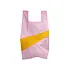 Susan Bijl - the new shopping bag medium - pale pink & lino Susan Bijl - the new shopping bag medium - pale pink & lino