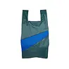 Susan Bijl Susan Bijl - the new shopping bag medium - pine & blue Susan Bijl Susan Bijl - the new shopping bag medium - pine & blue