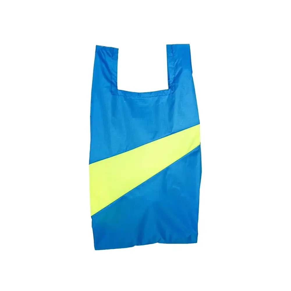 Susan Bijl Susan Bijl - the new shopping bag medium - wave & fluo yellow Susan Bijl Susan Bijl - the new shopping bag medium - wave & fluo yellow