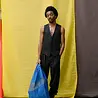 Susan Bijl Susan Bijl - the new shopping bag large - blue & dark patrol Susan Bijl Susan Bijl - the new shopping bag large - blue & dark patrol