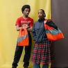 Susan Bijl Susan Bijl - the new shopping bag large - red alert & pine Susan Bijl Susan Bijl - the new shopping bag large - red alert & pine
