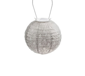Lumiz Lumiz - solar lantaarn - round 20 - fan - light taupe Lumiz Lumiz - solar lantaarn - round 20 - fan - light taupe
