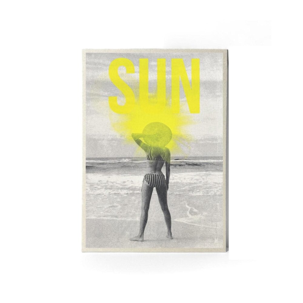 Carte Kencre Carte kencre - zeefdruk print M (A5) - sun Carte Kencre Carte kencre - zeefdruk print M (A5) - sun