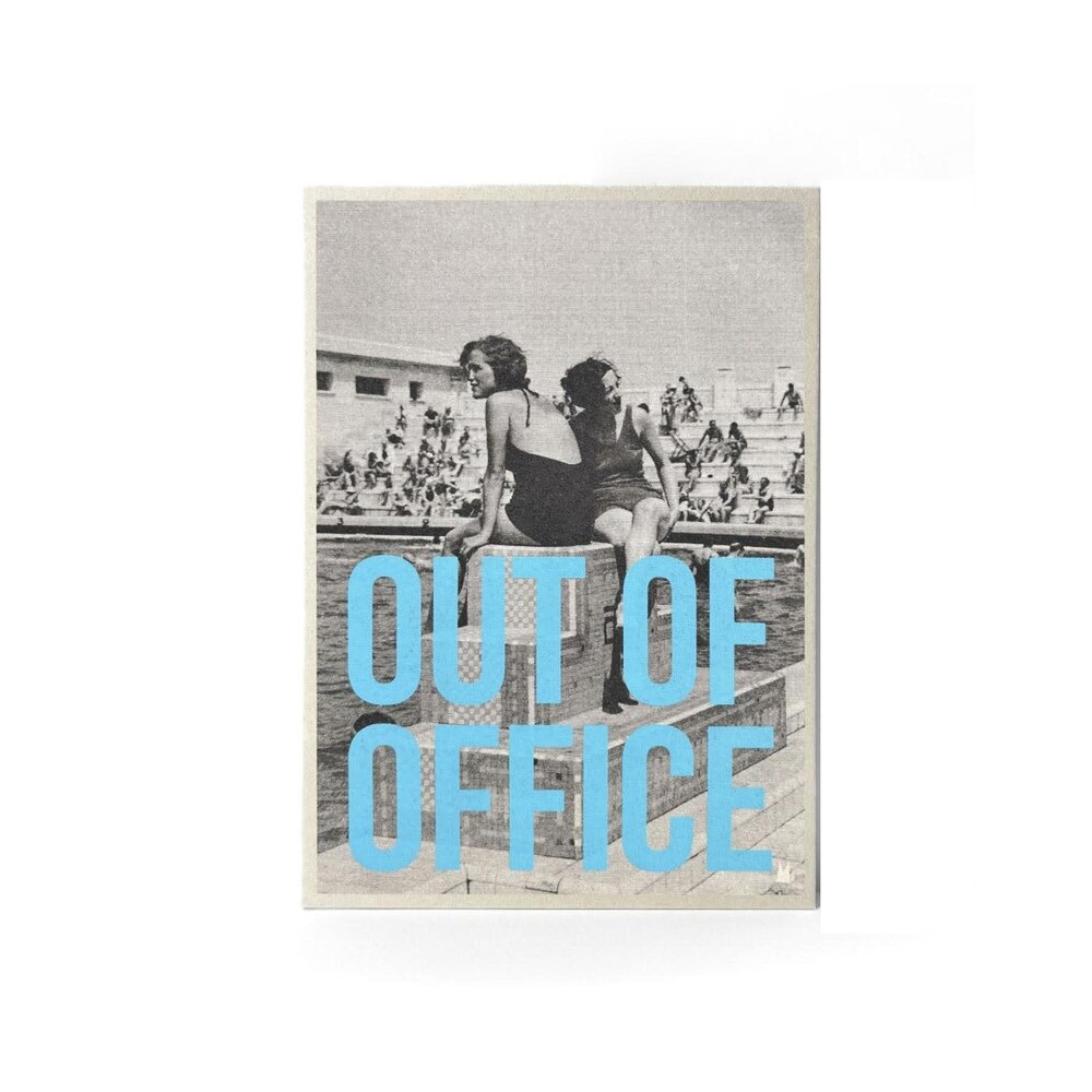 Carte Kencre Carte kencre - zeefdruk print M (A5) - out of office Carte Kencre Carte kencre - zeefdruk print M (A5) - out of office
