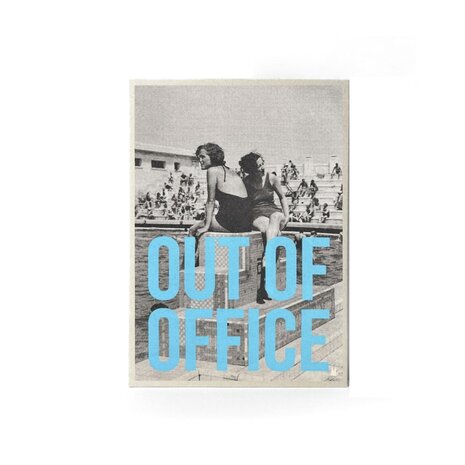 Carte Kencre Carte kencre - zeefdruk print M (A5) - out of office Carte Kencre Carte kencre - zeefdruk print M (A5) - out of office