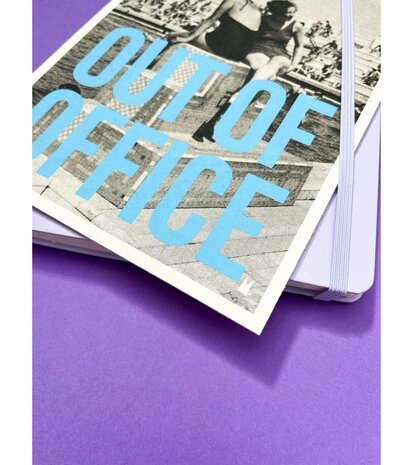 Carte Kencre Carte kencre - zeefdruk print M (A5) - out of office Carte Kencre Carte kencre - zeefdruk print M (A5) - out of office