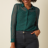 King Louie King Louie - blouse stretch lace - dragonfly green King Louie King Louie - blouse stretch lace - dragonfly green