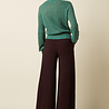 King Louie King Louie - peppa pants woven crepe - dark brown King Louie King Louie - peppa pants woven crepe - dark brown