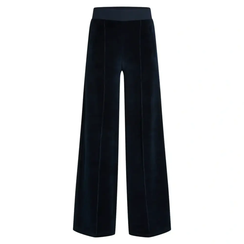King Louie King Louie - sweat pants baton velvet - sapphire blue King Louie King Louie - sweat pants baton velvet - sapphire blue