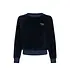 King Louie - febe sweater baton velvet - sapphire blue