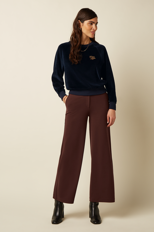 King Louie King Louie - febe sweater baton velvet - sapphire blue