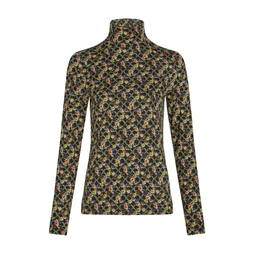 King Louie King Louie - rollneck top madee - black