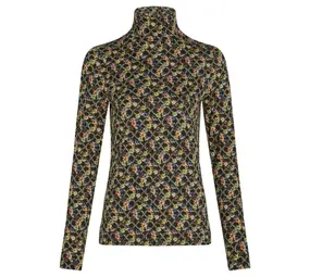 King Louie King Louie - rollneck top madee - black