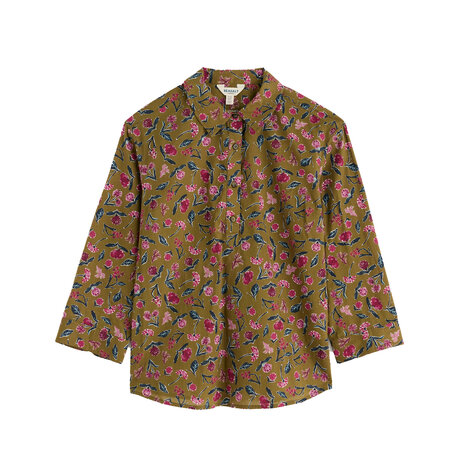 Seasalt Seasalt - st keverne shirt - plant cuttings fern moss Seasalt Seasalt - st keverne shirt - plant cuttings fern moss
