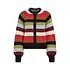King Louie - raglan cardi campo knit stripe - multi color