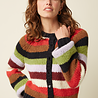 King Louie King Louie - raglan cardi campo knit stripe - multi color