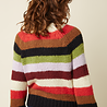 King Louie King Louie - raglan cardi campo knit stripe - multi color