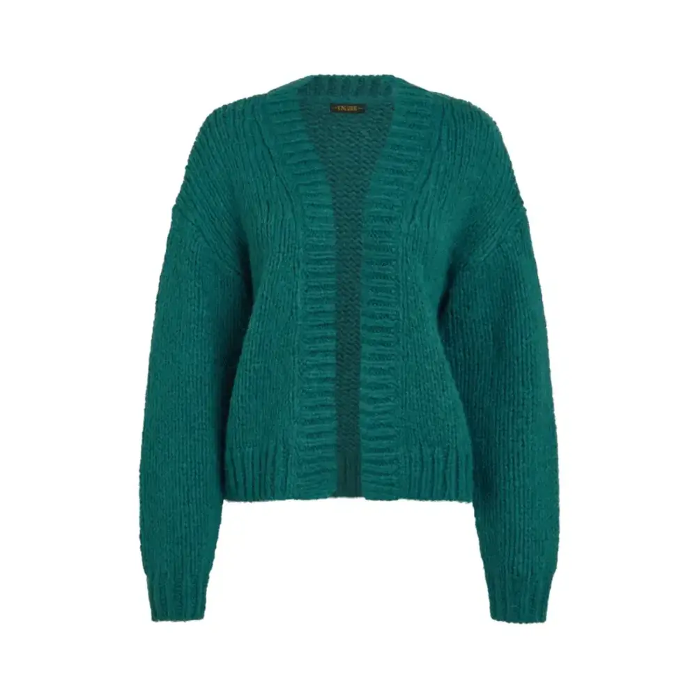 King Louie King Louie - cardi oversize short campo knit - antique green King Louie King Louie - cardi oversize short campo knit - antique green