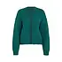 King Louie - cardi oversize short campo knit - antique green