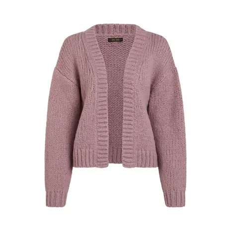King Louie King Louie - cardi oversize short campo knit - mauve pink