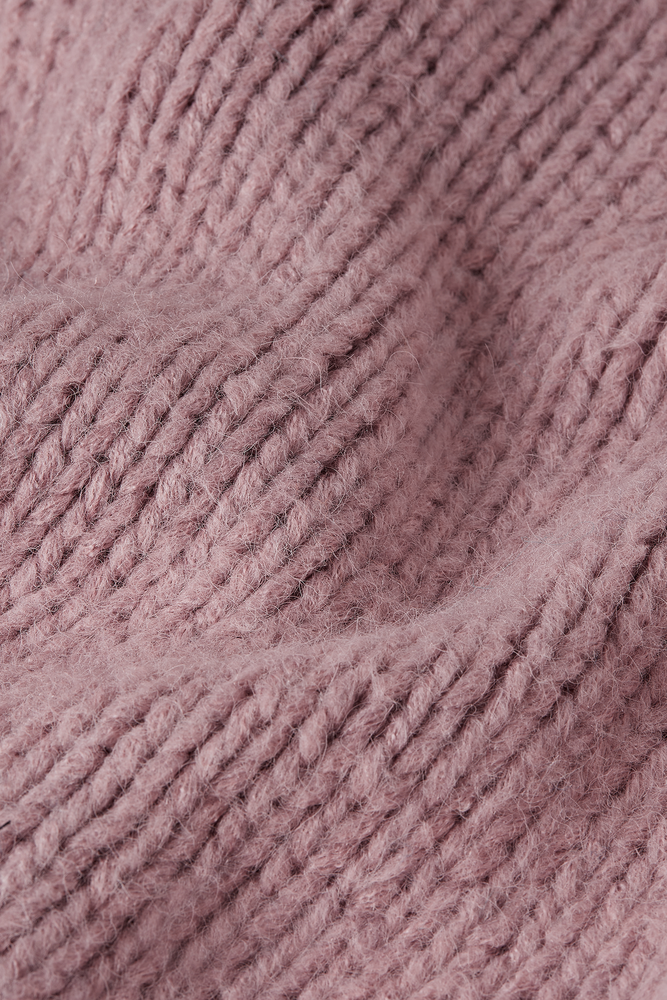 King Louie King Louie - cardi oversize short campo knit - mauve pink