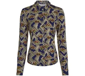 King Louie King Louie - blouse leia - evening blue King Louie King Louie - blouse leia - evening blue