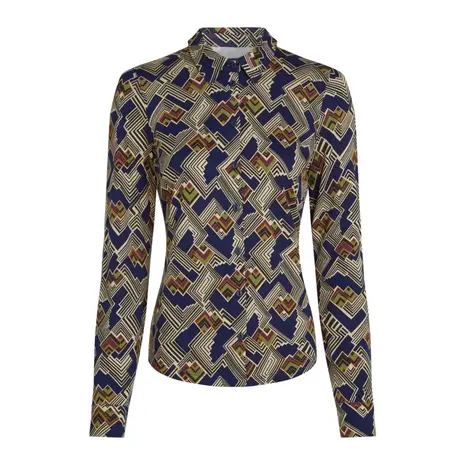 King Louie King Louie - blouse leia - evening blue King Louie King Louie - blouse leia - evening blue