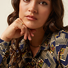 King Louie King Louie - blouse leia - evening blue King Louie King Louie - blouse leia - evening blue